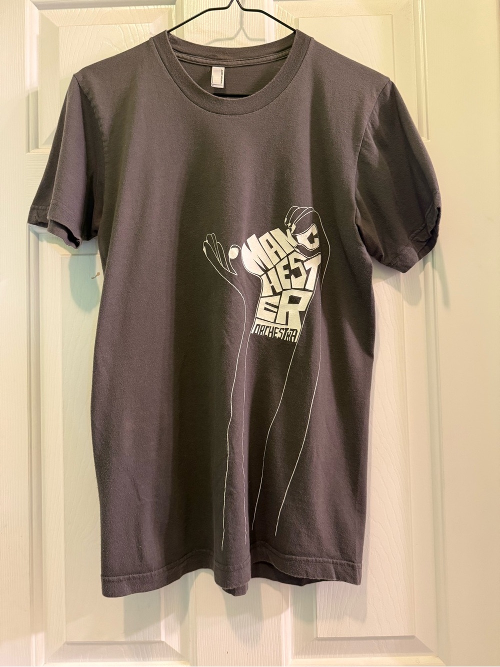 American Apparel Charcoal Gray Crewneck Tee